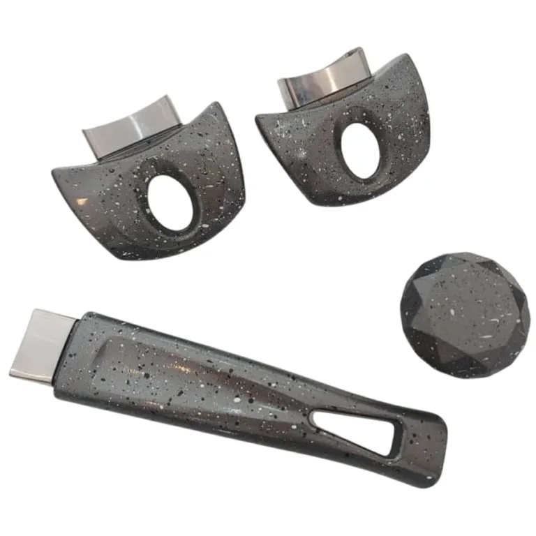 ست دسته های گرانیتی لوکس طوسی